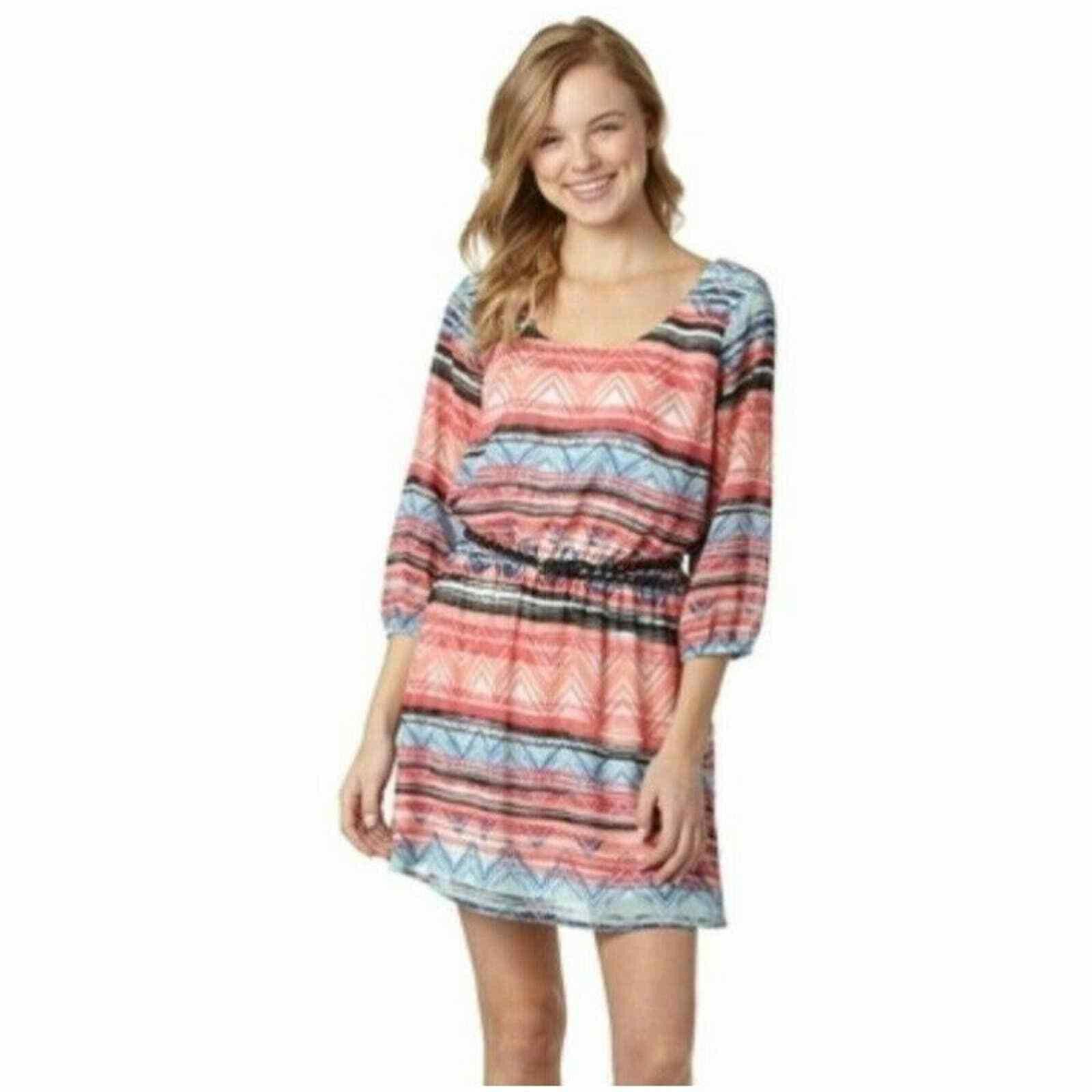 Other Heart Soul Juniors Women Belted Lattice Back Peasant Dress B Size L / US 10 / IT 46 - 9 Thumbnail