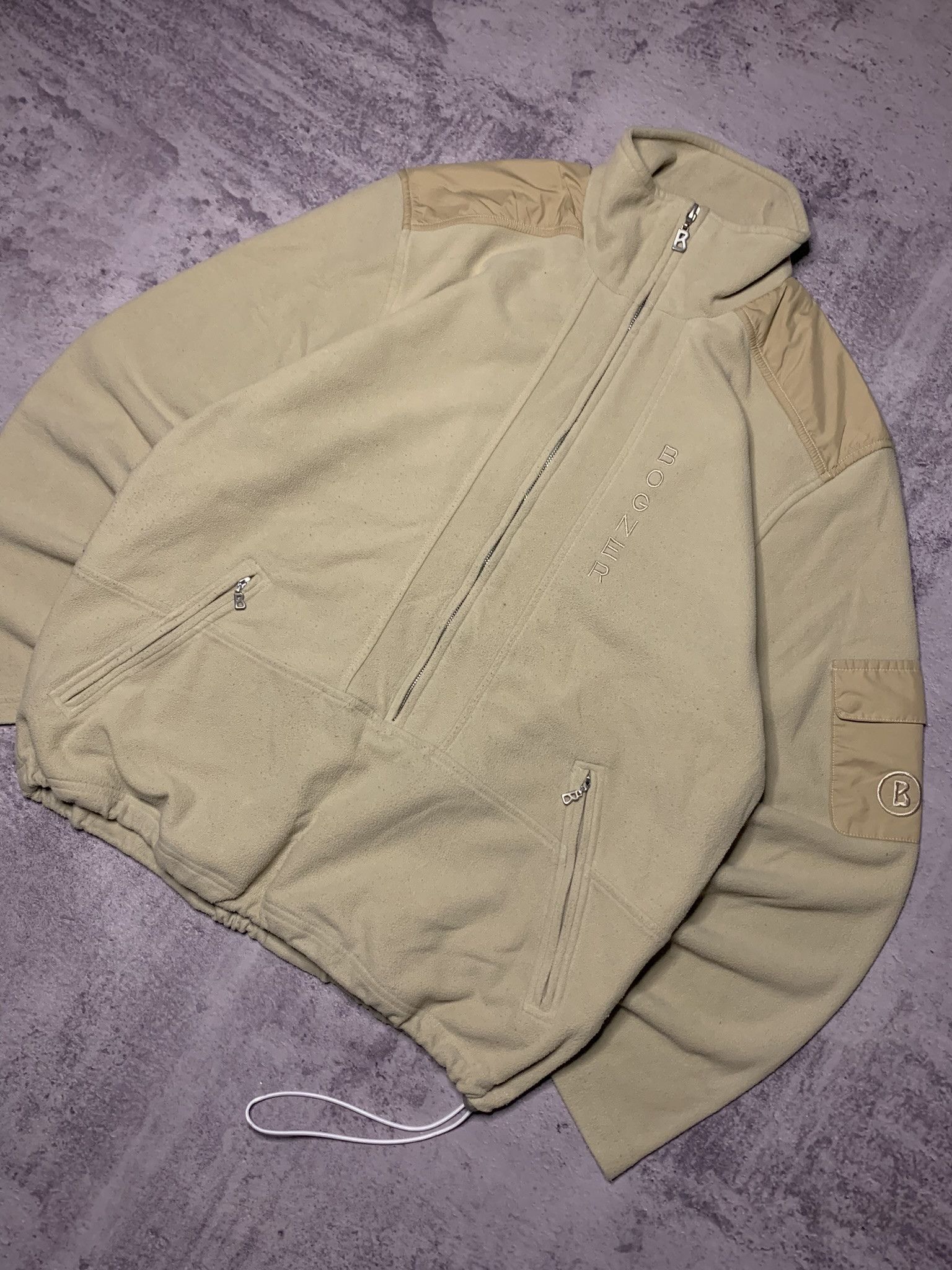 Bogner Bogner Beige Ski Fleece Jacket Men’s Size L/XL Size US L / EU 52-54 / 3 - 5 Thumbnail