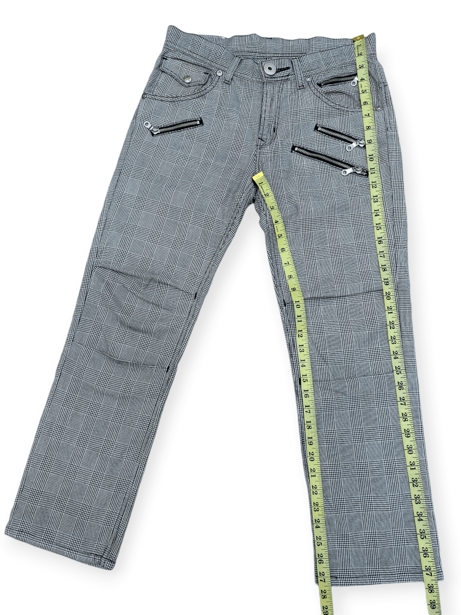 Lee Lee Cowboy Multi Zipped Nova Check Denim Size US 30 / EU 46 - 15 Thumbnail