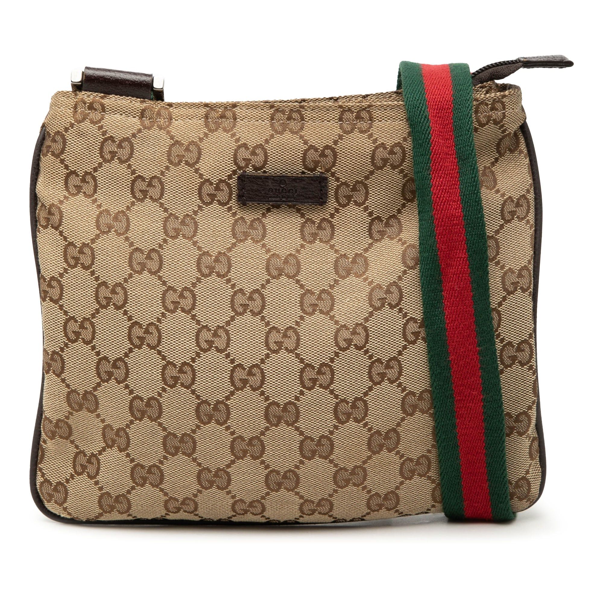 Gucci GG Canvas Web Crossbody Size ONE SIZE - 1 Thumbnail