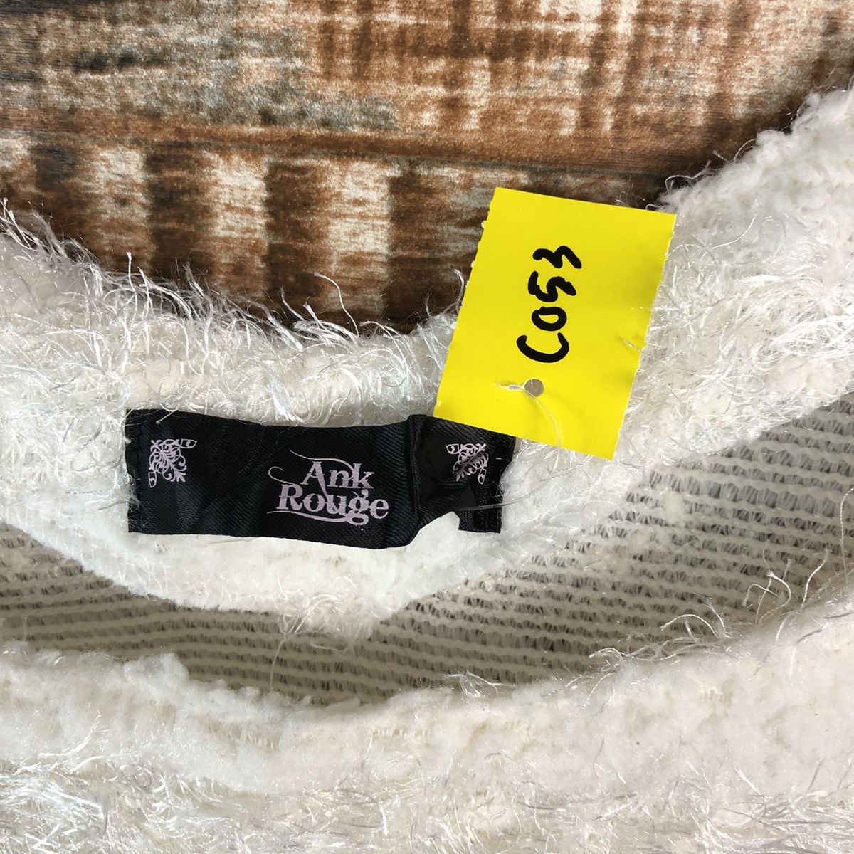 Homespun Knitwear × Japanese Brand DLL Ank Rouge White Knitwear #C053 Size S / US 4 / IT 40 - 9 Thumbnail