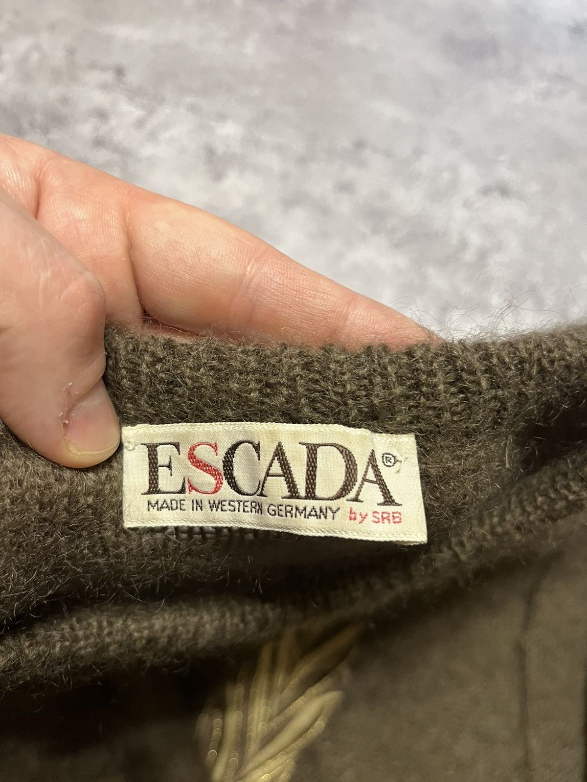 Escada Vintage Escada mohair sweater Size L / US 10 / IT 46 - 5 Thumbnail