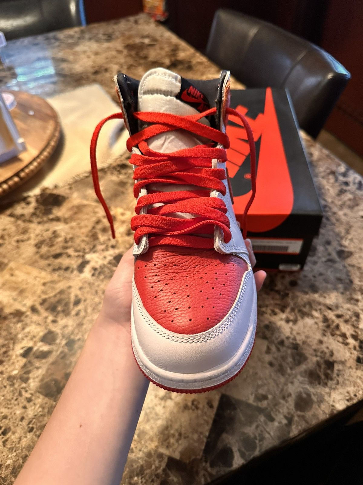 Nike Youth (GS) Nike Air Jordan 1 Heritage Size US 6.5 / EU 39-40 - 10 Thumbnail