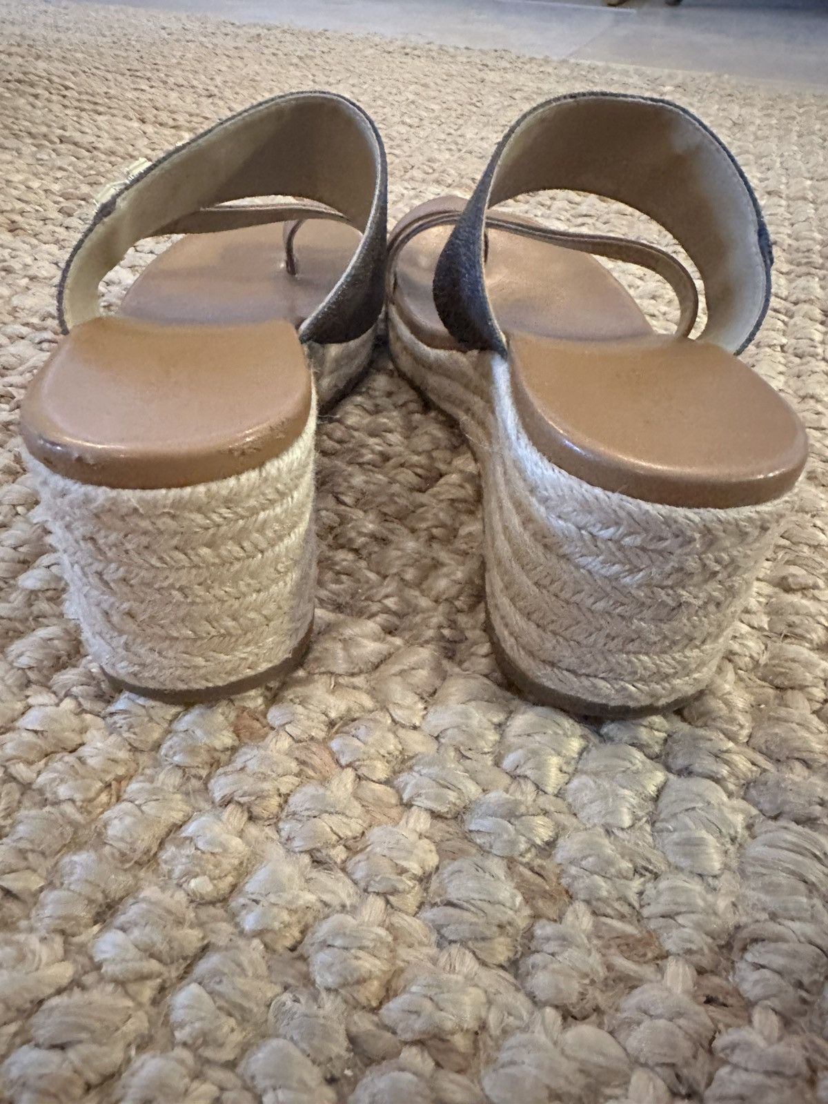 Michael Kors MICHAEL KORS Women's Jilly Espadrille Platform Wedge Sandals Size US 5.5 / IT 35.5 - 9 Thumbnail