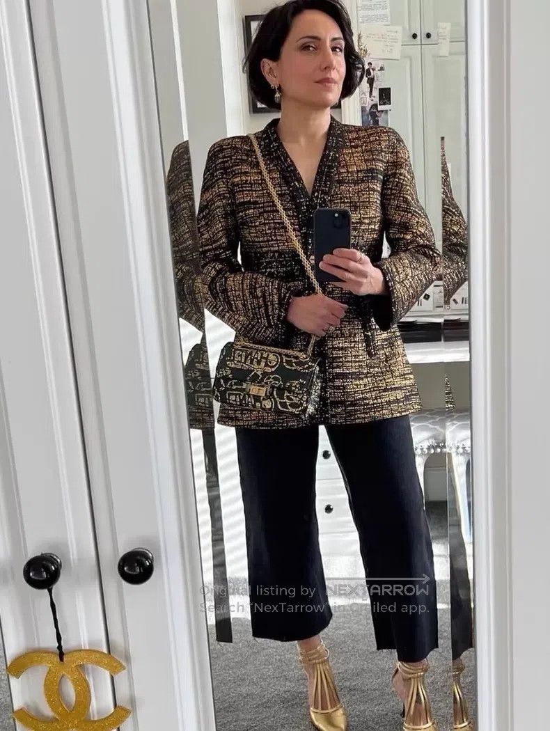 Chanel Chanel Waisted V-neck long-sleeved jacket Size XS / US 0-2 / IT 36-38 - 9 Thumbnail