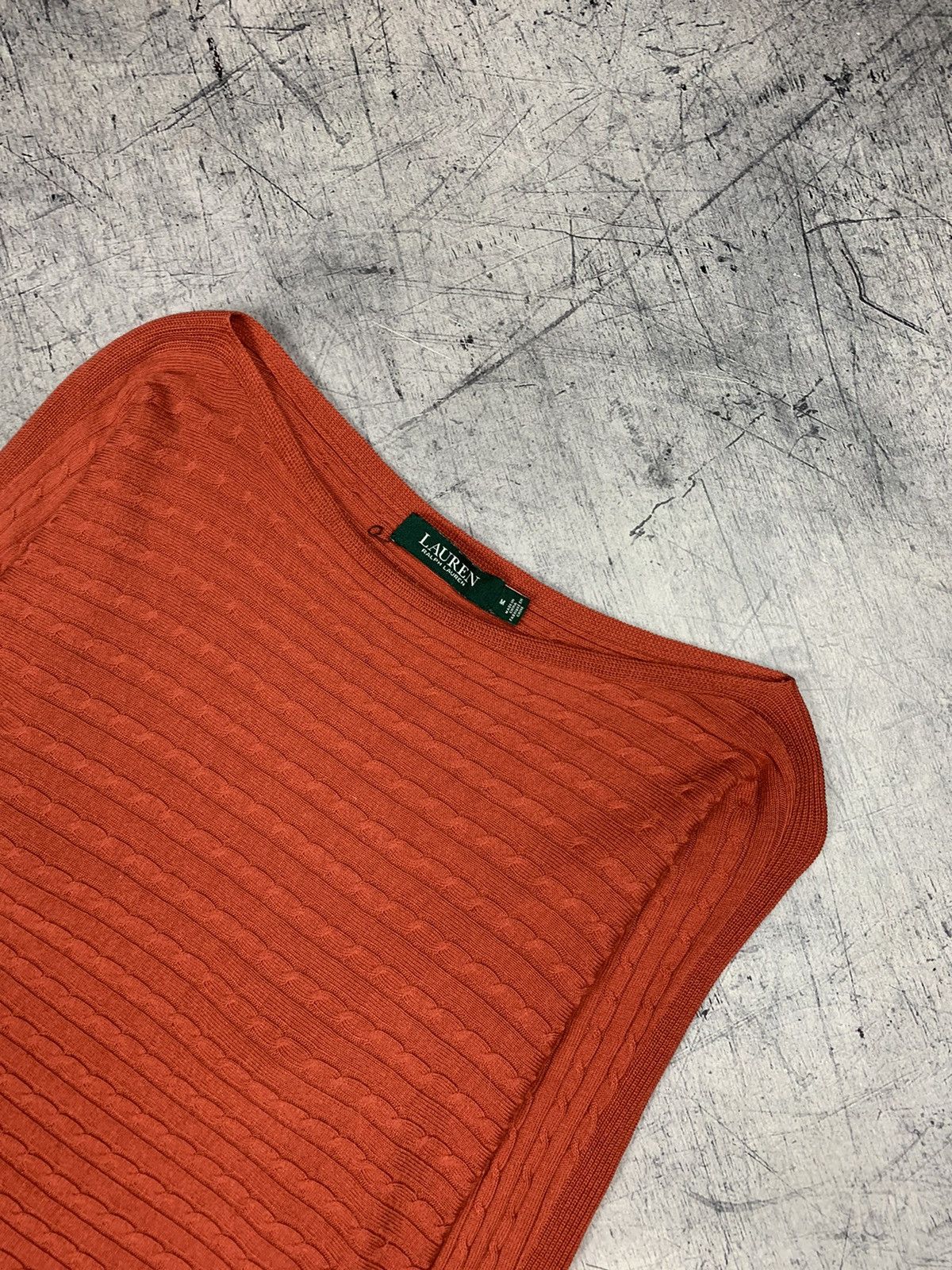 Lauren Ralph Lauren Lauren Ralph Lauren Knit Sweater Size M Orange Long Sleeve Size M / US 6-8 / IT 42-44 - 3 Thumbnail
