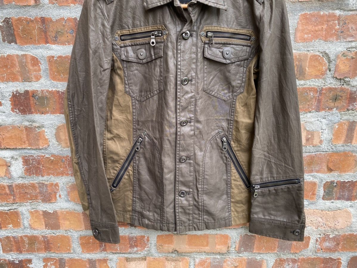 Obelisk 2000s Edge Rupert Wax hybrid Multipocket Vkei Jacket Size US S / EU 44-46 / 1 - 4 Thumbnail