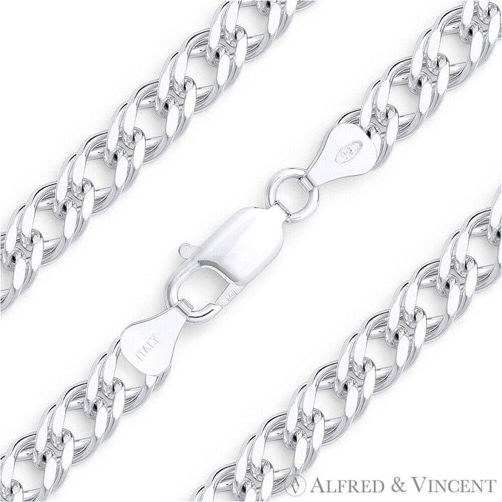 Other Rombo Link Chain Necklace in Solid .925 Sterling Silver Size ONE SIZE - 1 Thumbnail