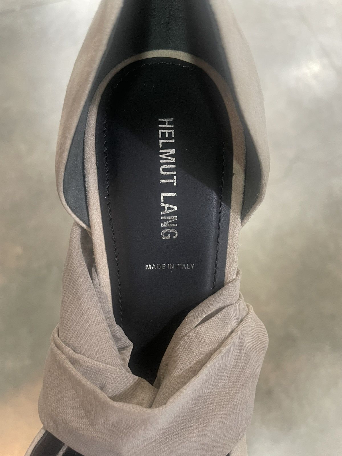 Helmut Lang FW24 Helmut Lang Beige Suede Pointed-Toe Pumps Size US 10 / IT 40 - 4 Thumbnail