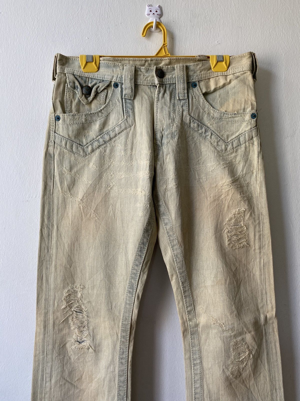 Army Of Me Japanese Brand Army Of No Distressed Denim Size US 30 / EU 46 - 3 Thumbnail