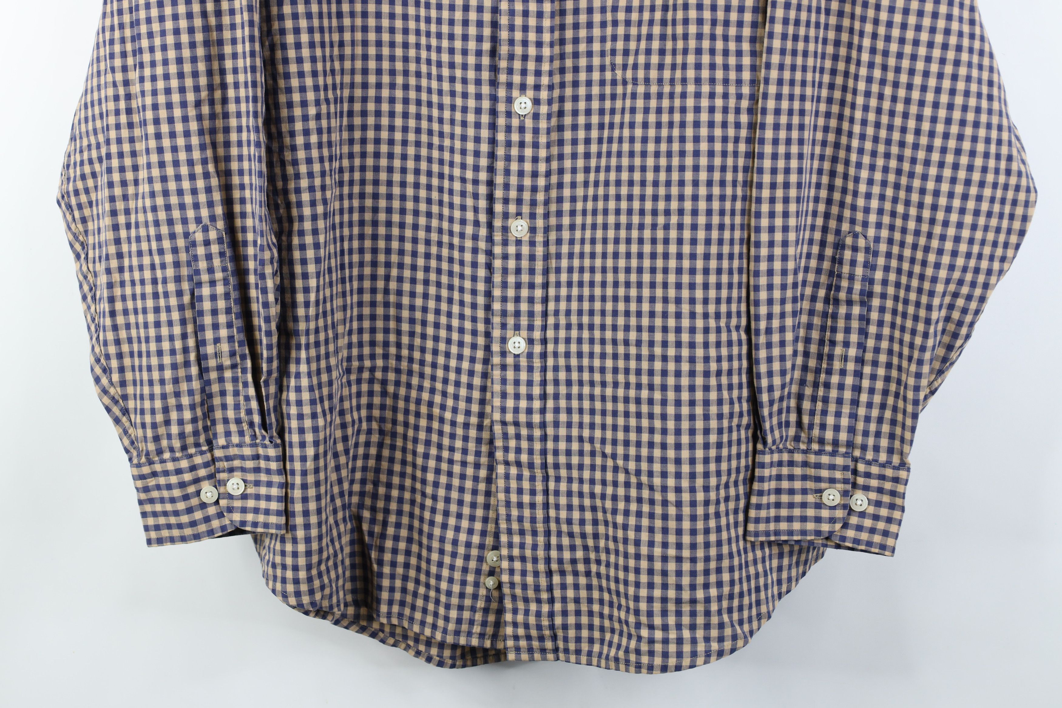 Lands' End Vintage 90s Lands End Lightweight Collared Button Down Shirt Size US L / EU 52-54 / 3 - 3 Thumbnail