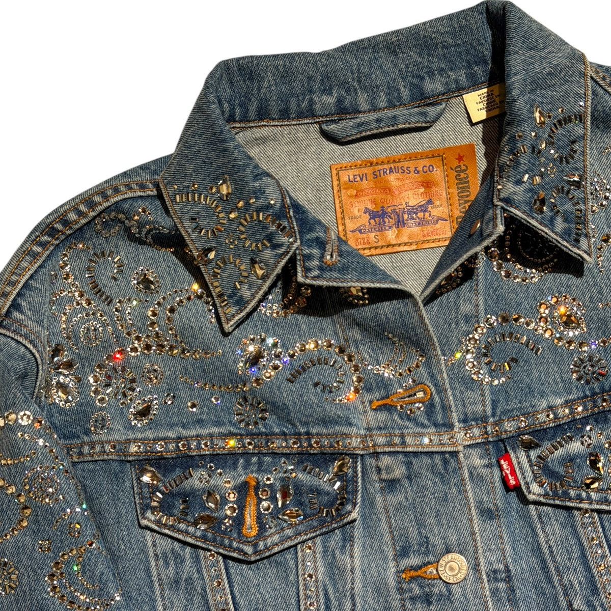 Levi's Beyonce collaboration Crystal embellished set Size S / US 4 / IT 40 - 2 Thumbnail