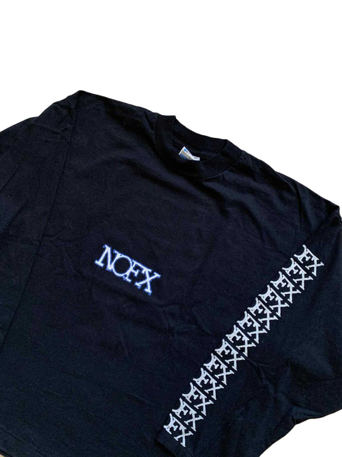 Vintage Vintage 90s 1995 NOFX world tour Longsleeve T-shirt punk Size US M / EU 48-50 / 2 - 3 Thumbnail