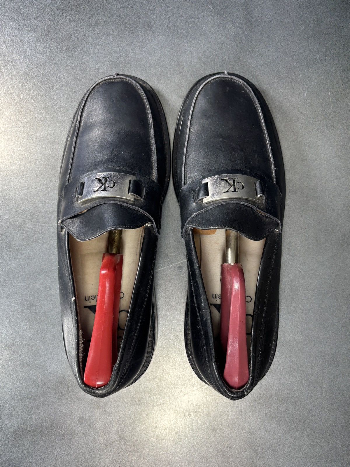 Calvin Klein Vintage Calvin Klein Loafers 1990s CK Made in Italy Leather Size US 9 / EU 42 - 14 Thumbnail