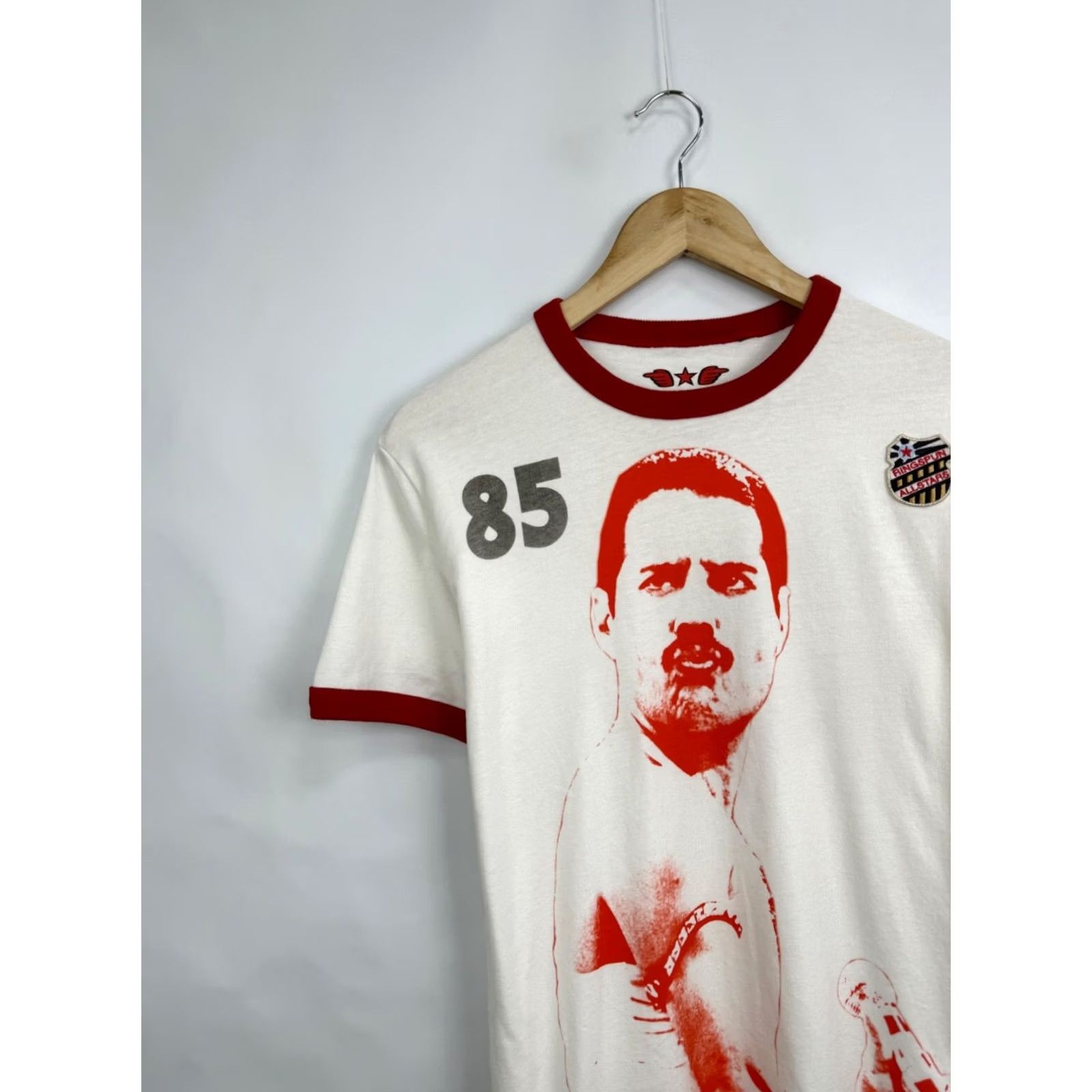 Vintage VINTAGE Ringspun Freddie Mercury Queen Allstars T-Shirt XS/S Mens T-Shirt White XS/S Size US S / EU 44-46 / 1 - 3 Thumbnail