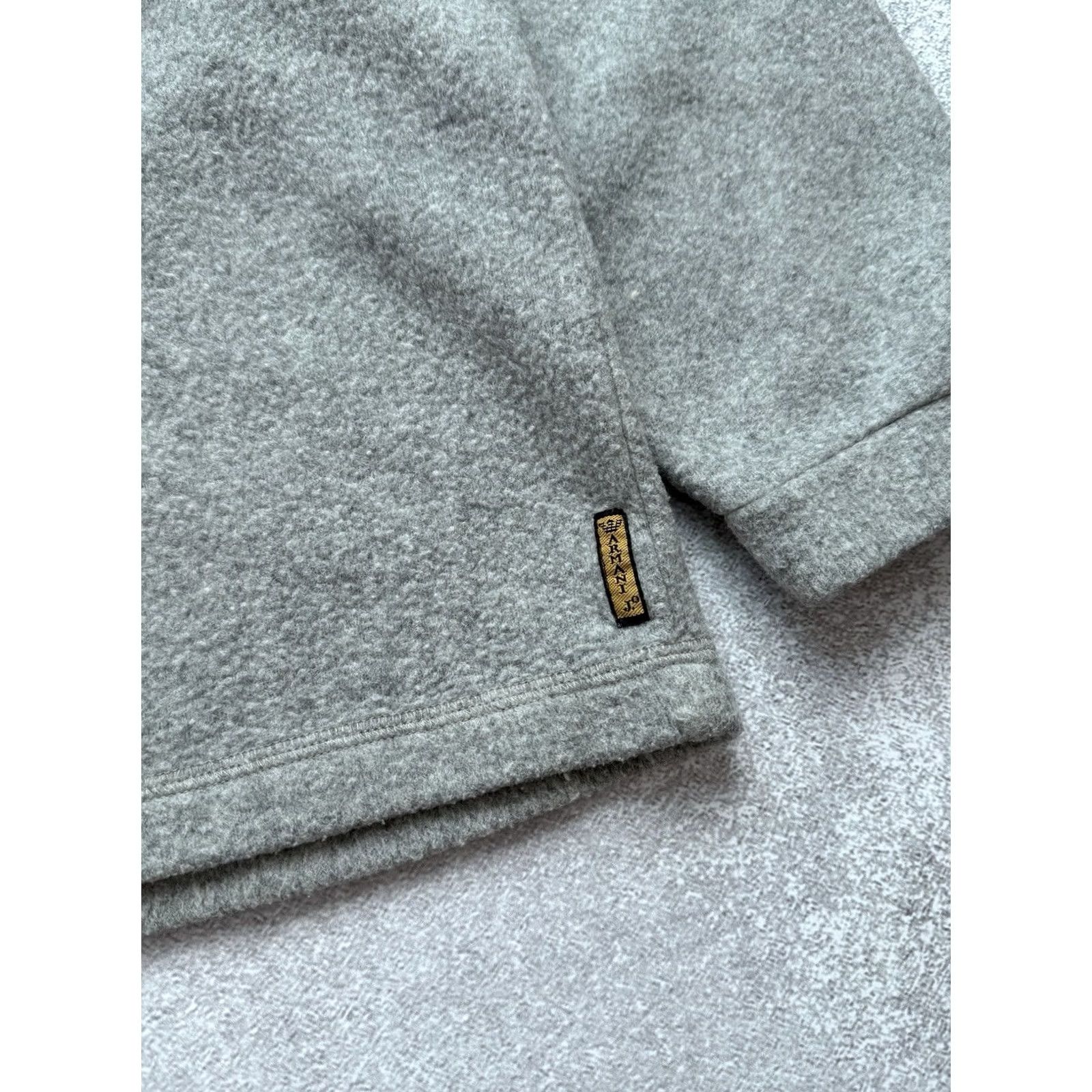 Vintage VINTAGE Armani Jeans Big Logo Fleece Sweatshirt Gray XL Men’s(Size XL) Size US XL / EU 56 / 4 - 6 Thumbnail