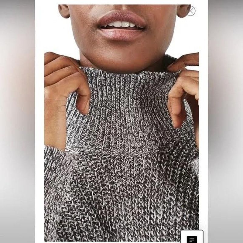 Topshop Topshop | Women’s Grunge Funnel Neck Sweater Dress | US 4 Size S / US 4 / IT 40 - 4 Thumbnail