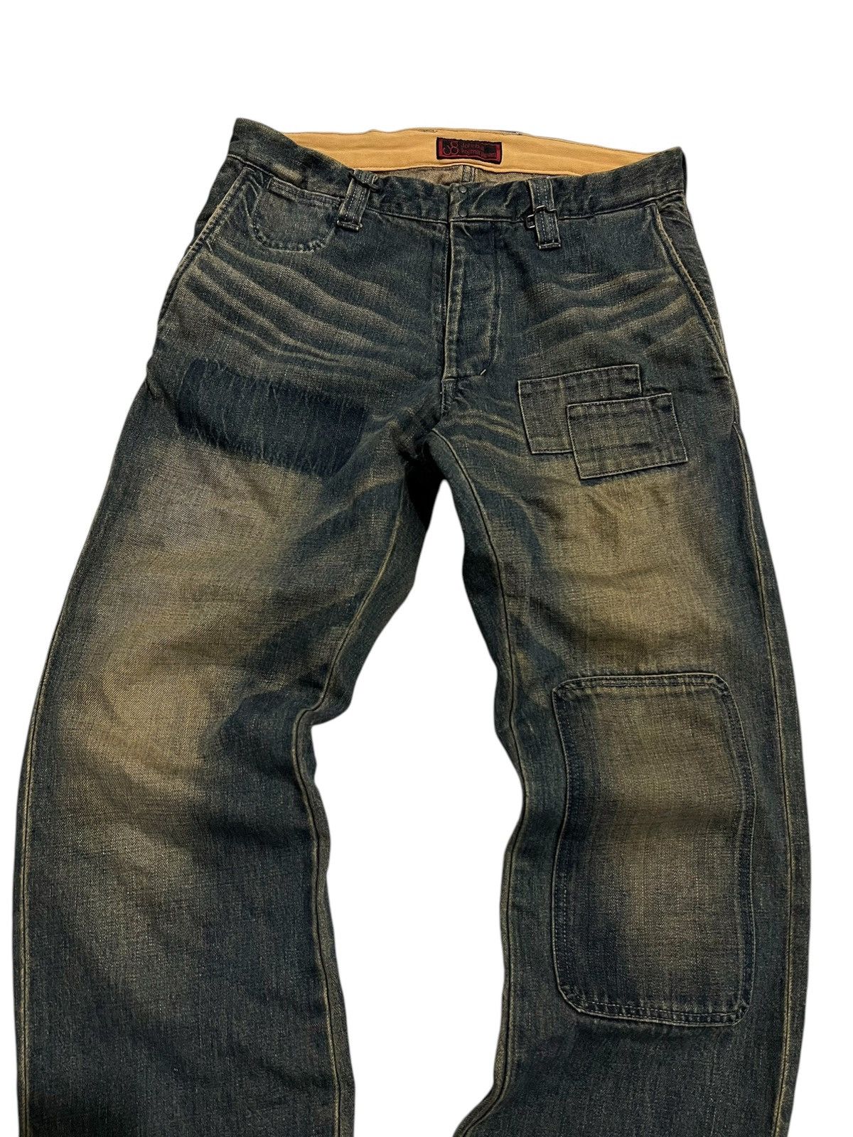 Japanese Brand Vintage Johnbull Kojima Japan mudwash Denim Pants Size US 31 - 3 Thumbnail