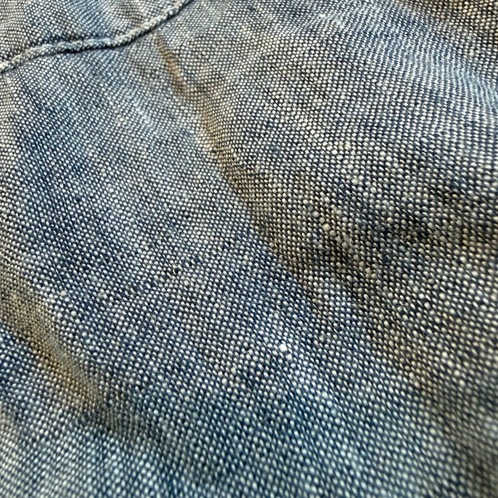 Engineered Garments United Arrows Japan Blue "Rhythm of Life" French Linen Shirt Size US S / EU 44-46 / 1 - 7 Thumbnail