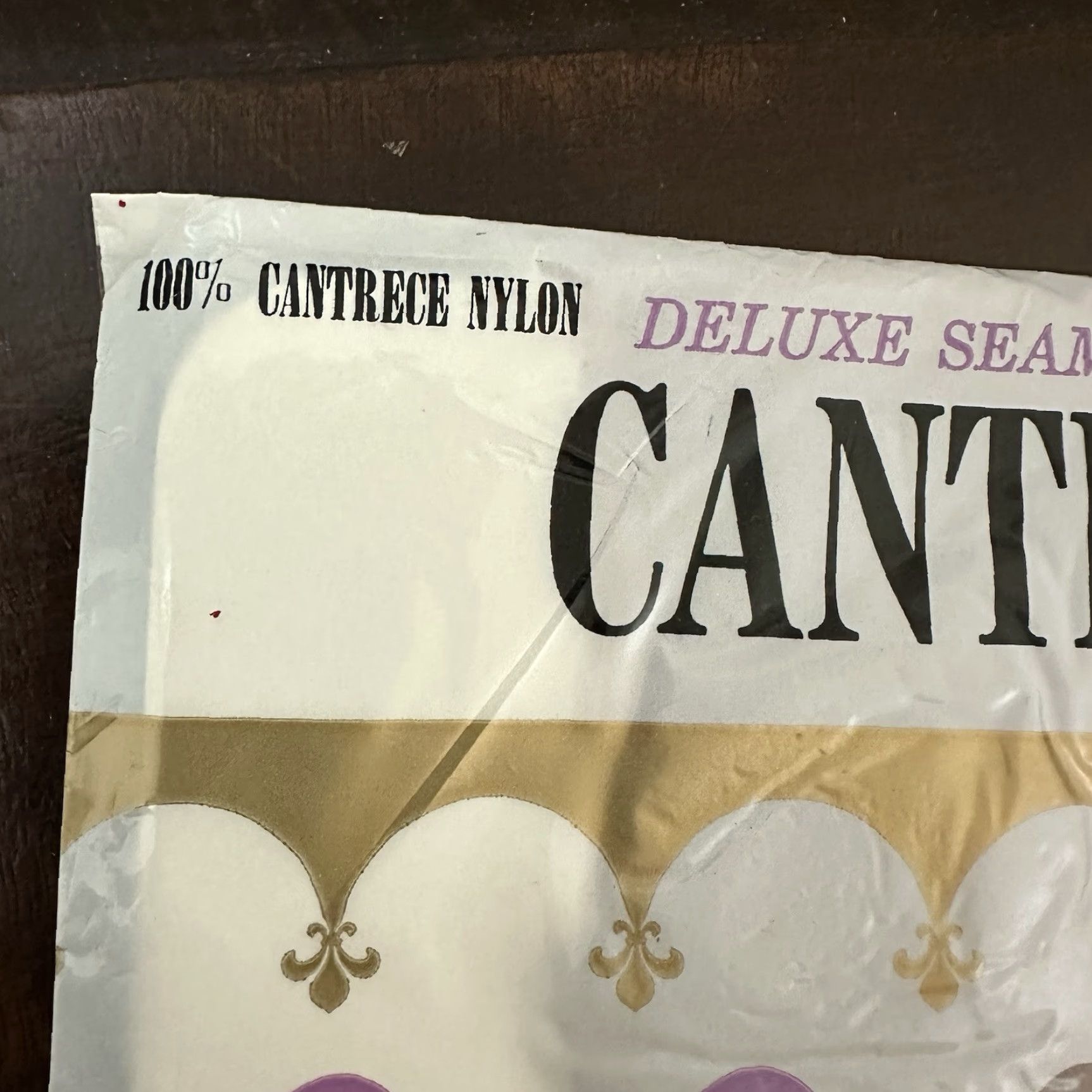 Vintage VINTAGE Cantrece Deluxe Seamless Sheer Stockings Brown 8-9 NEW Stockings Womens Size ONE SIZE - 2 Thumbnail