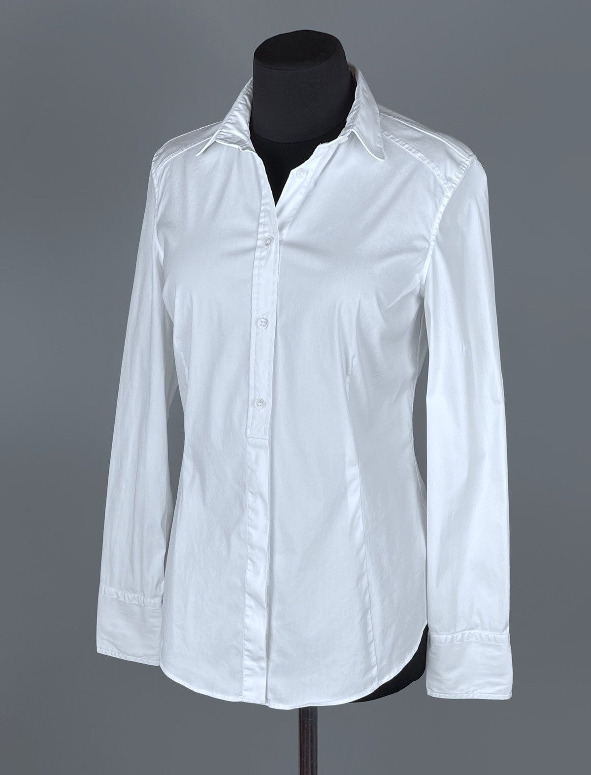 Brunello Cucinelli Brunello Cucinelli Classic Cotton Stretch LS Shirt Size L Size L / US 10 / IT 46 - 10 Thumbnail