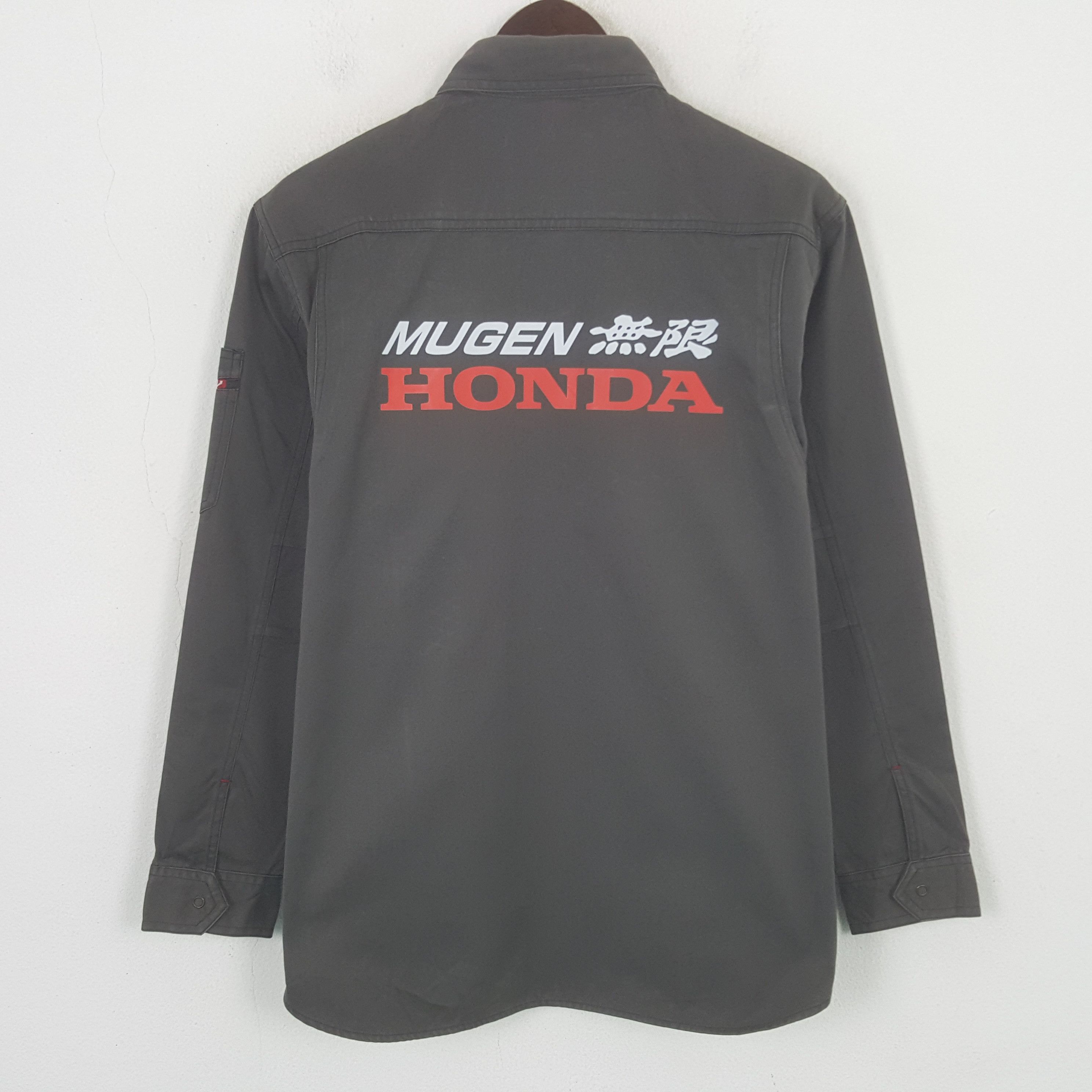 Japanese Brand Vintage Mugen Honda Custom Sport Clip Button Jacket Size US M / EU 48-50 / 2 - 1 Thumbnail