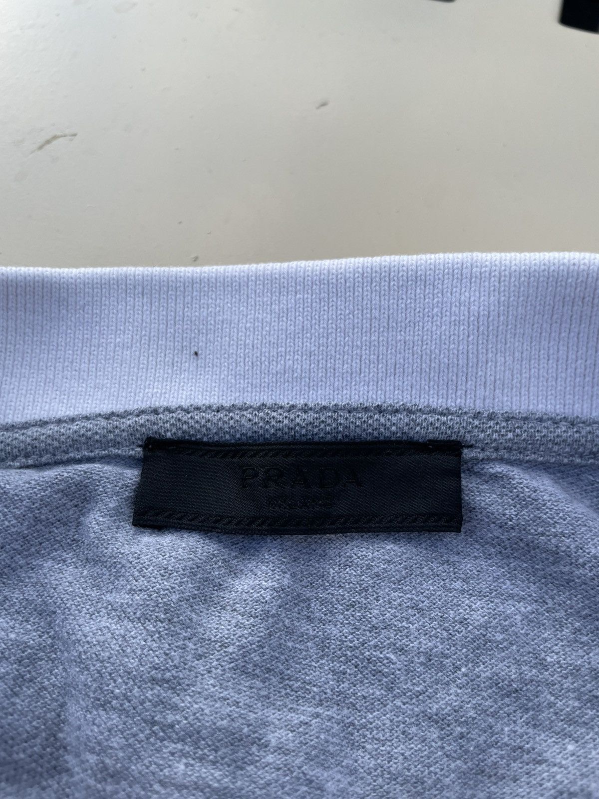 Prada Prada Milano Red Tab Logo Polo Shirt Size US XXL / EU 58 / 5 - 12 Thumbnail