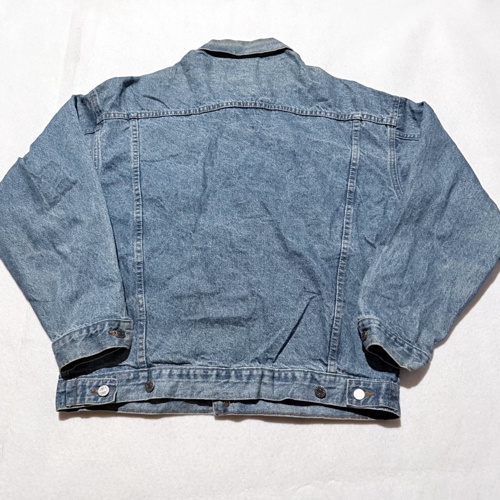 Denime Vintage Union Made Trucker Jacket Denim Pockets USA Made Retro - Medium Mens Jacket Blue Denim Trucker Jacket - Medium Size US M / EU 48-50 / 2 - 2 Thumbnail