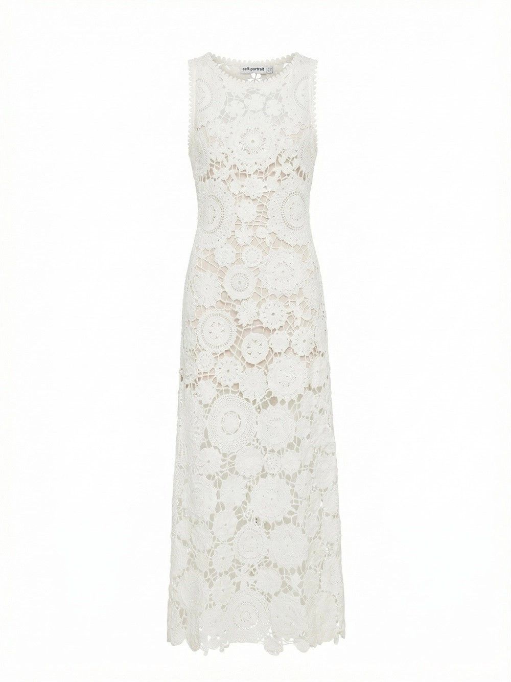 Self-Portrait Crochet Maxi Dress Size XS / US 0-2 / IT 36-38 - 1 Thumbnail