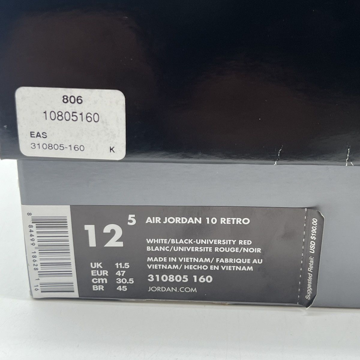 Jordan Brand Air Jordan 10 Westbrook class of 2006 Size US 12.5 / EU 45-46 - 6 Thumbnail