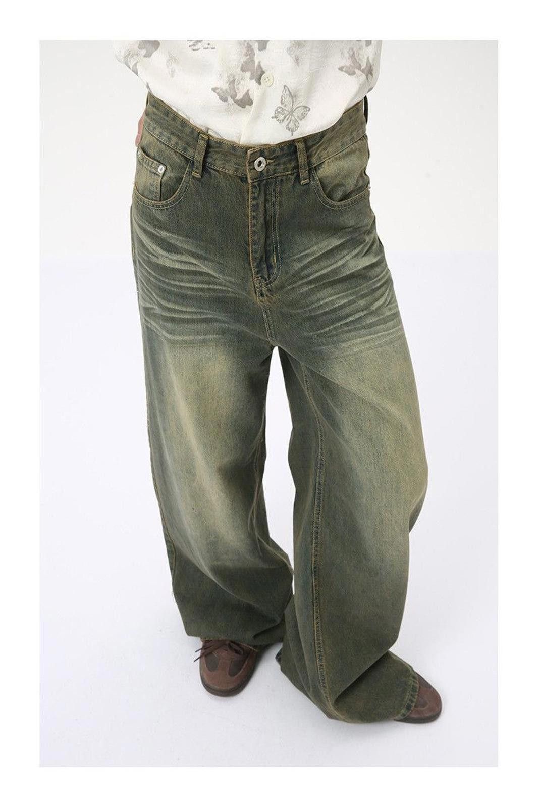 Vintage Baggy Wide Leg Denim Jeans Size US 30 / EU 46 - 6 Thumbnail