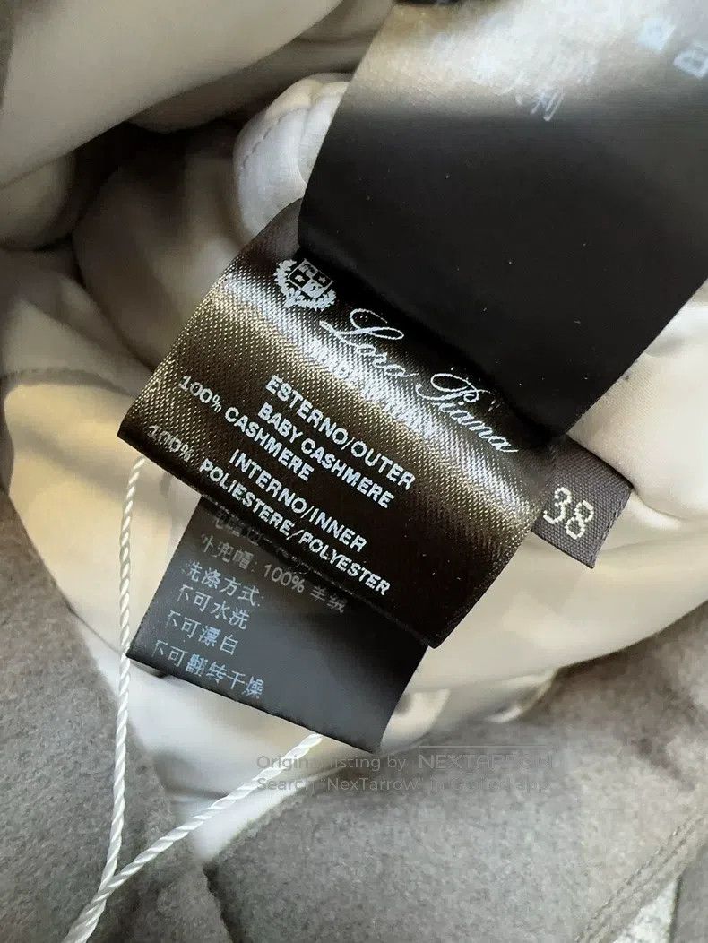 Loro Piana Loro Piana Icery Series Gray Caramel Cashmere Hooded Cotto Size XS / US 0-2 / IT 36-38 - 6 Thumbnail