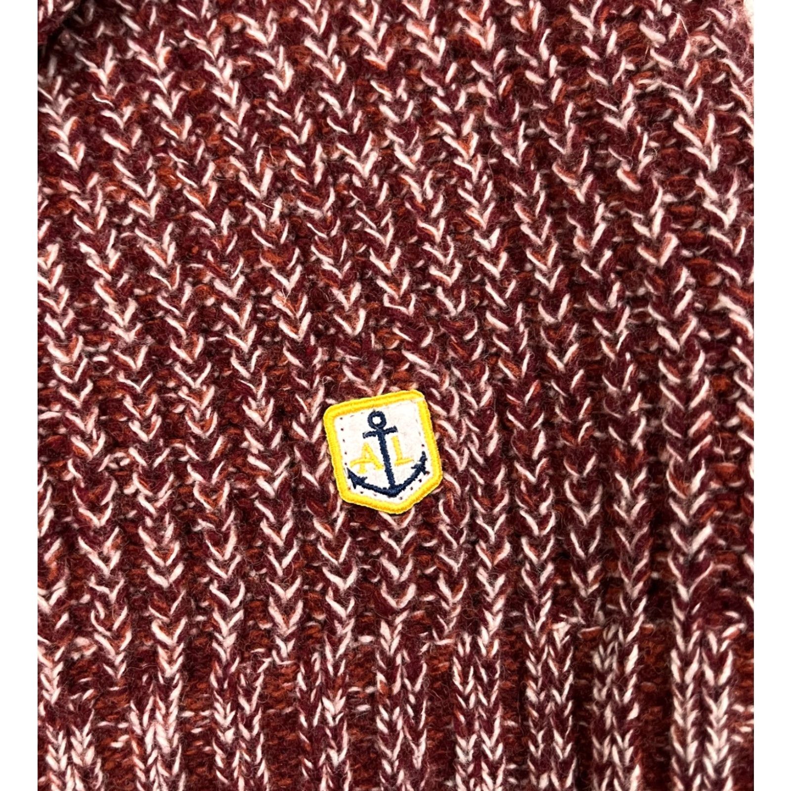 Vintage Armor Lux Sweater Mens L Red White Wool Blend Fisherman Knit Pullover Crewneck Size US L / EU 52-54 / 3 - 2 Thumbnail