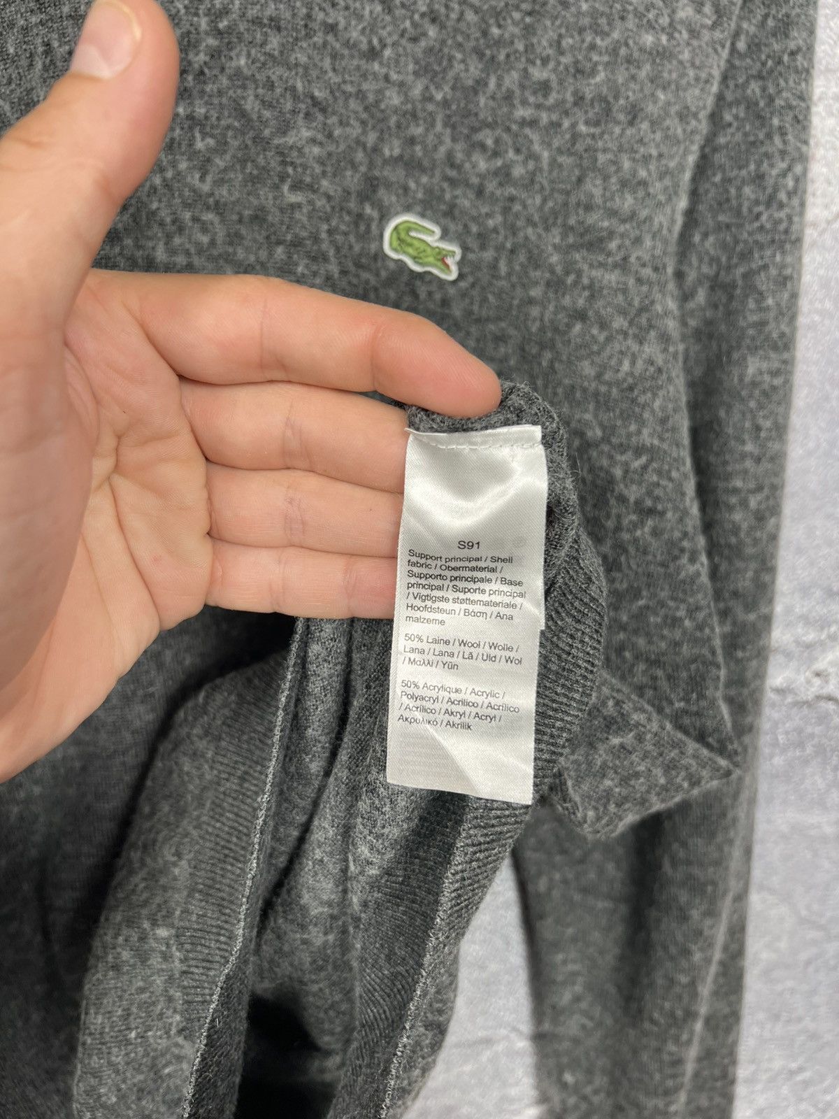 Lacoste Lacoste Wool Light Sweater Jumper With Logo Size US M / EU 48-50 / 2 - 7 Thumbnail