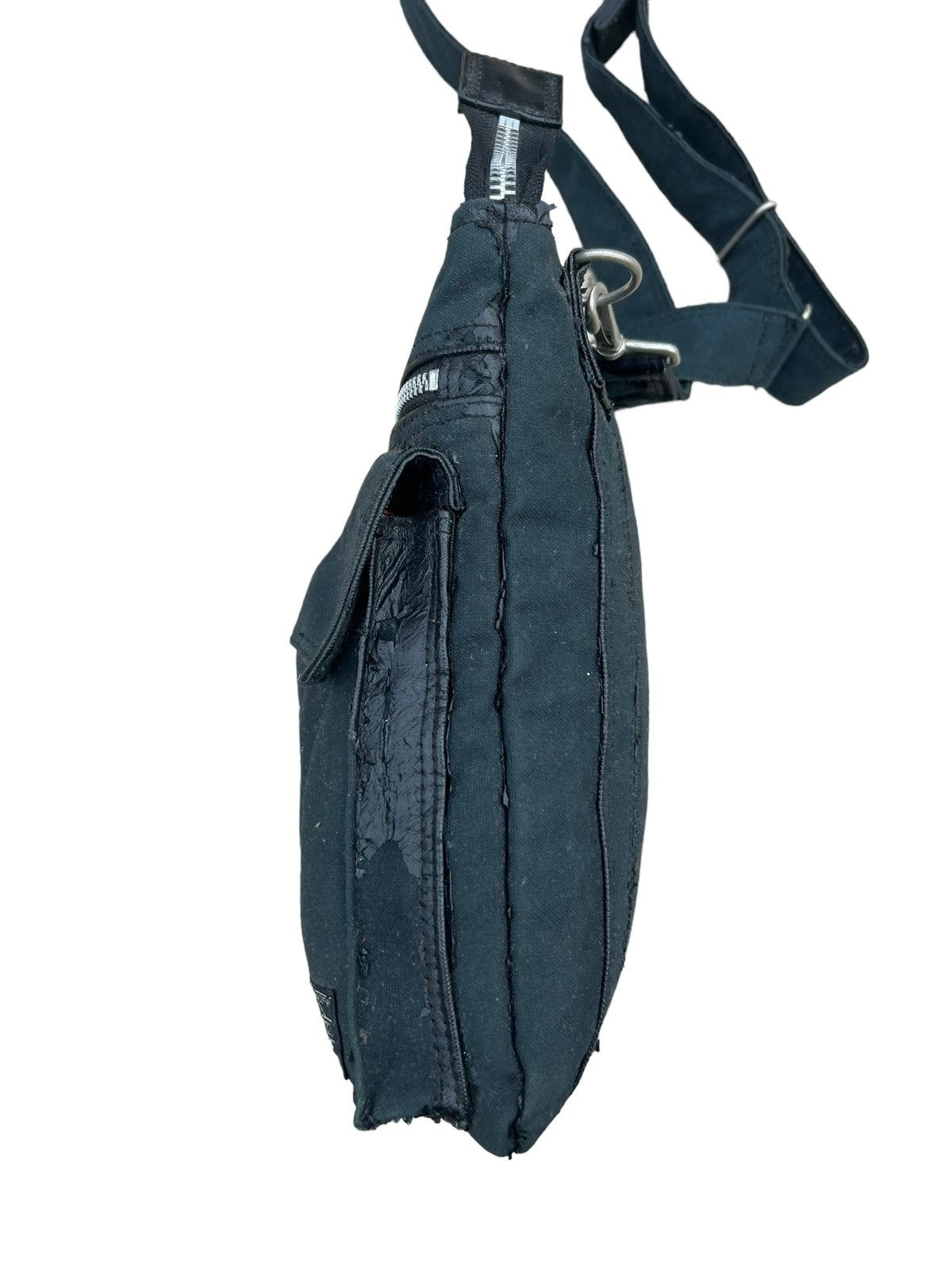 Japanese Brand Vintage Porter Yoshida Japan Peel Off PU Coated Distress Bag Size ONE SIZE - 8 Thumbnail