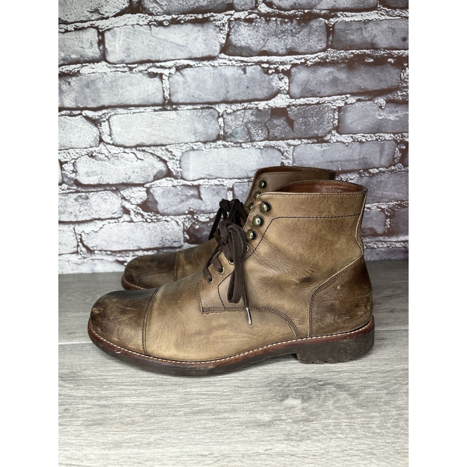 Warfield & Grand Warfield And Grand Mesa Brown Leather Lace Up Chukka Boots M Size US 8.5 / EU 41-42 - 21 Thumbnail