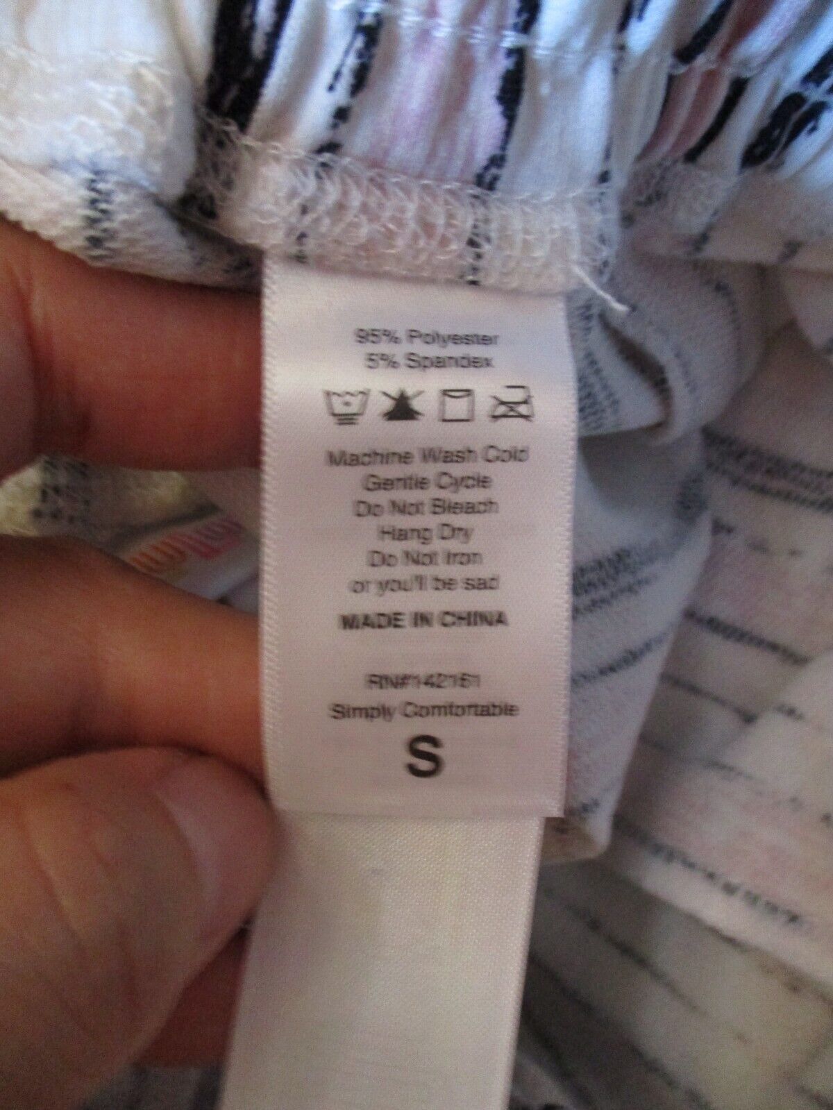 Other LuLaRoe NWT Jax Small Black Cream Pink Joggers Sweatpants Size 30" / US 8 / IT 44 - 3 Thumbnail
