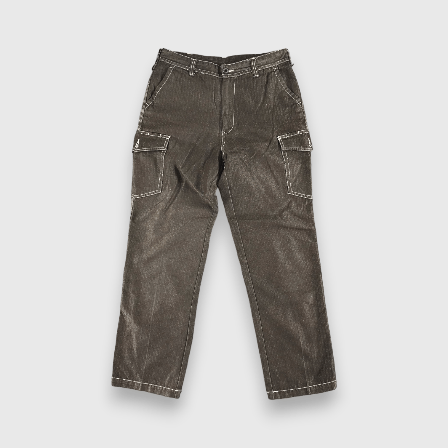 Other Herring Bone Japanese Multipocket Cargo Pant -J217 Size US 31 - 1 Thumbnail