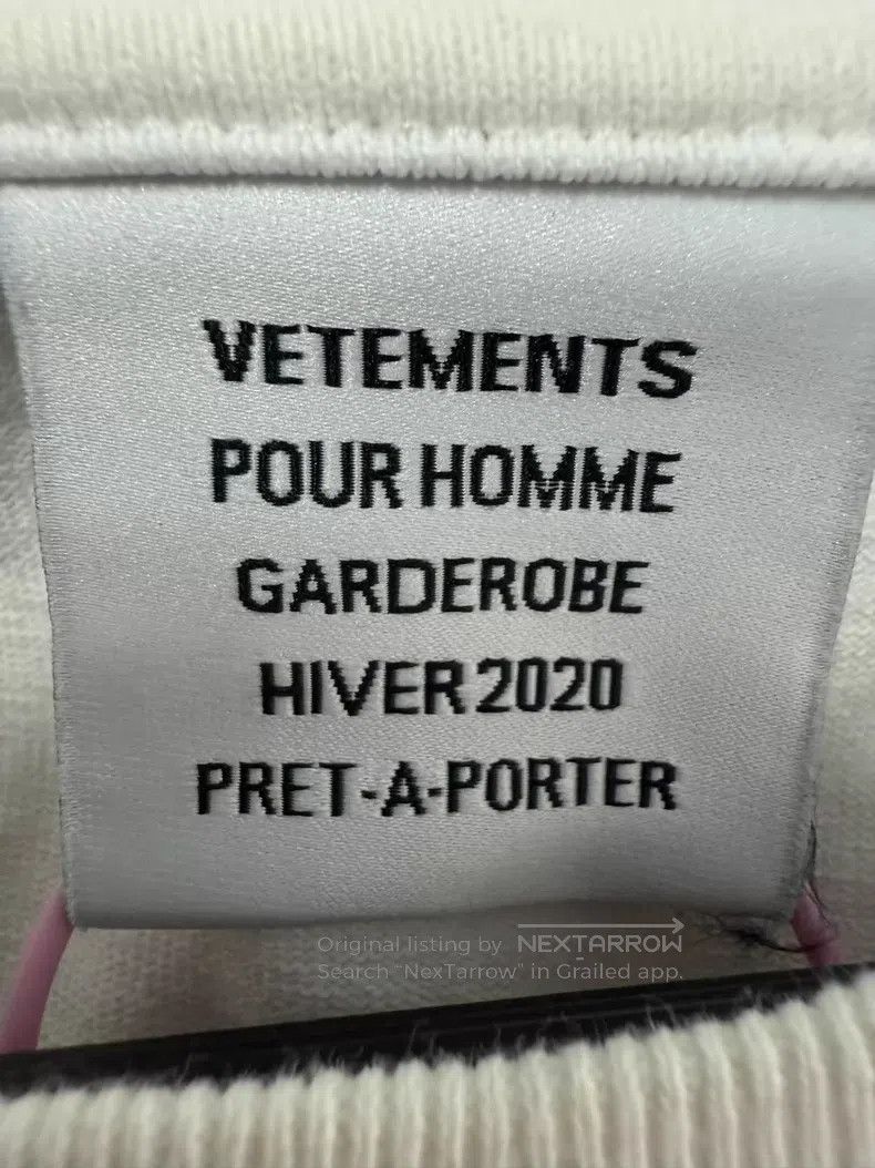 Vetements VETEMENTS Flame Long Sleeve - Flame Chili Oil White Long S Size US L / EU 52-54 / 3 - 4 Thumbnail