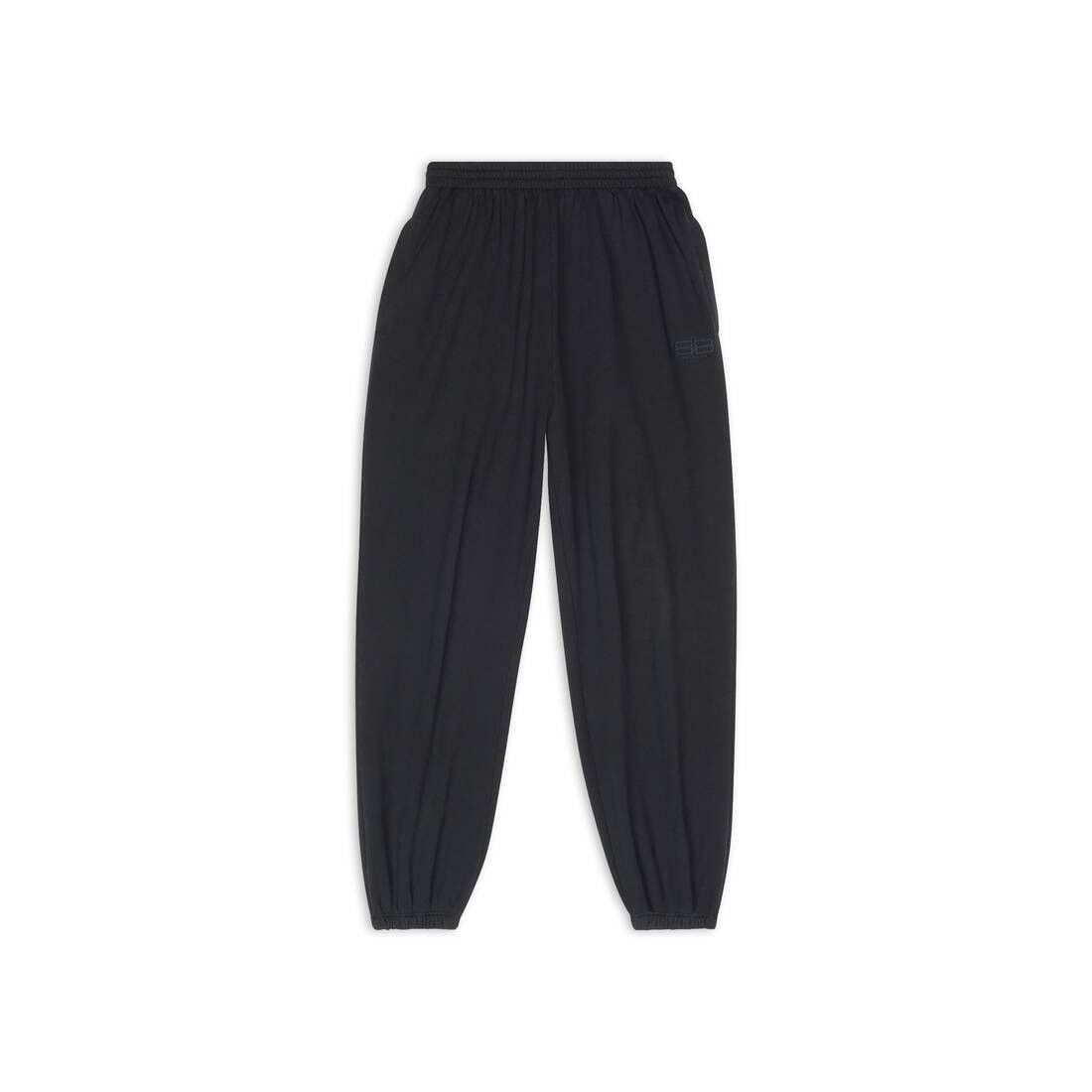 Balenciaga o1w1db11224 BB Paris Icon Stretch Knee Sweatpants & Jogger Size US 32 / EU 48 - 1 Thumbnail