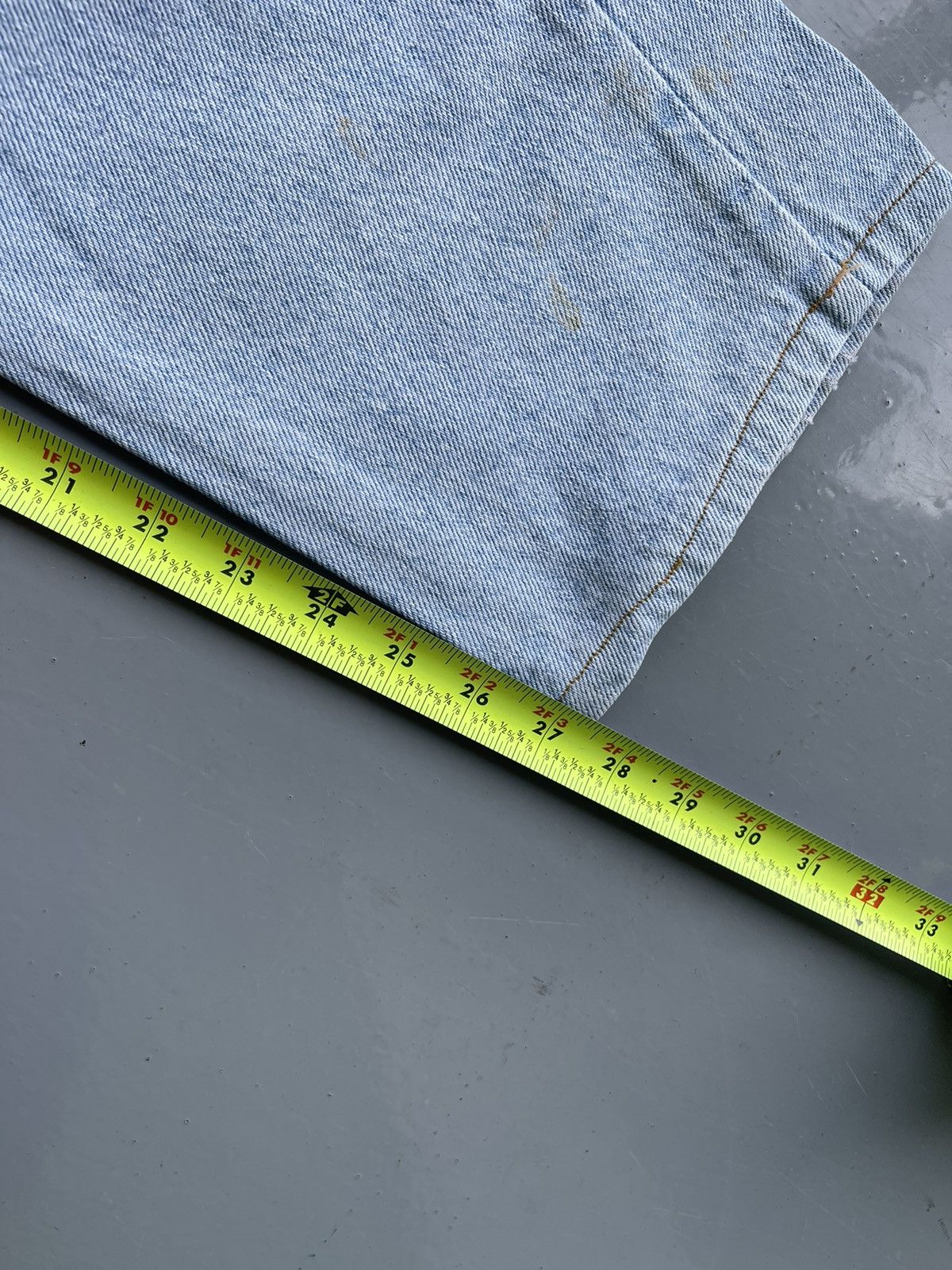 Levi's × Vintage vintage 90’s Levi’s baggy light blue wash jeans Size US 34 / EU 50 - 6 Thumbnail