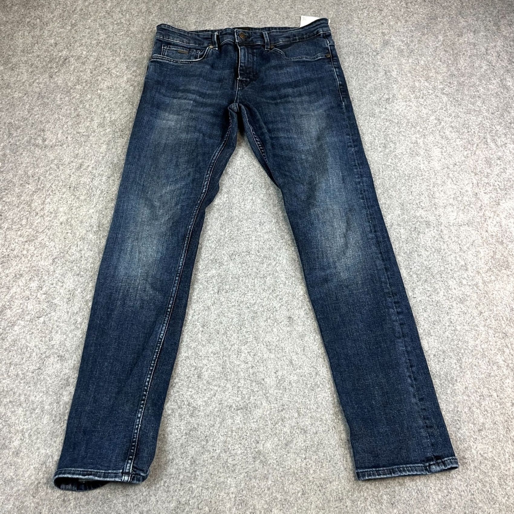 Hugo Boss HUGO BOSS Jeans Slim Skinny 32 32 Dark Wash Blue Stretch Charleston Denim Men Size US 32 / EU 48 - 2 Thumbnail