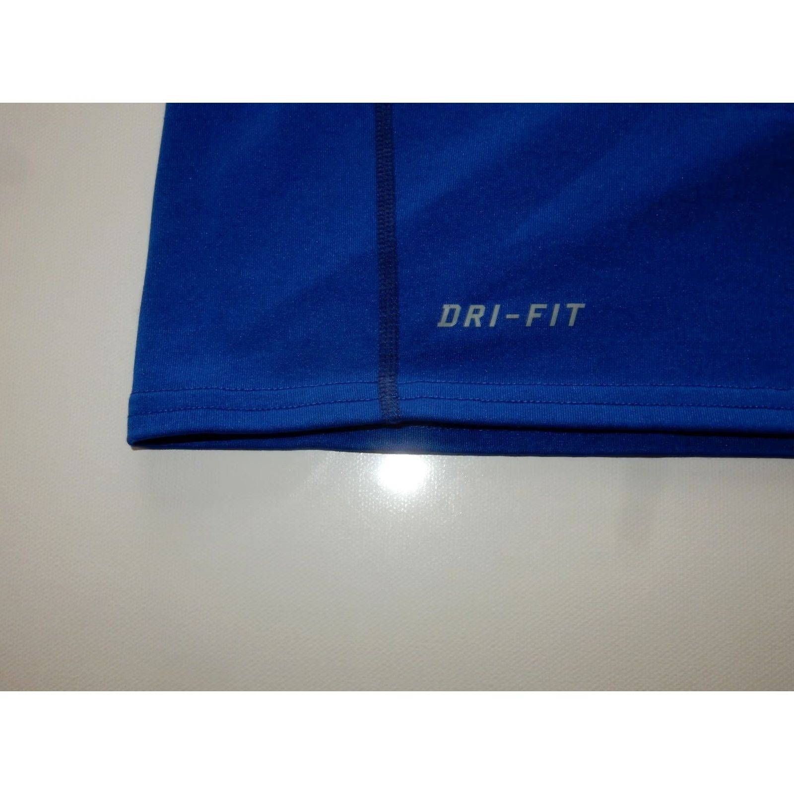 Nike Nike Men's Mock Neck Sweater Size L Pullover Sweatshirt Blue Solid Slim Pro Regular Knit Pullover Mens Size US L / EU 52-54 / 3 - 3 Thumbnail