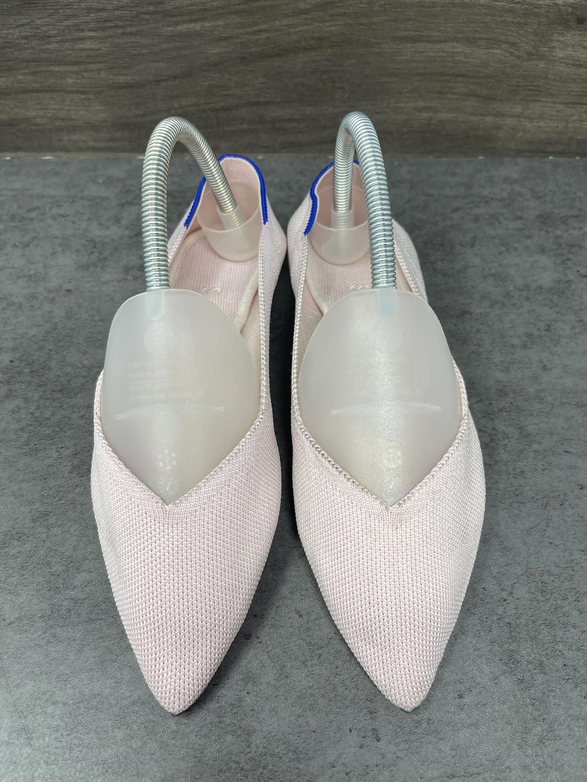 Rothy's Rothys The Point Flats Womens 7.5 Pink Slip On Canvas Ballet Size US 7.5 / IT 37.5 - 3 Thumbnail
