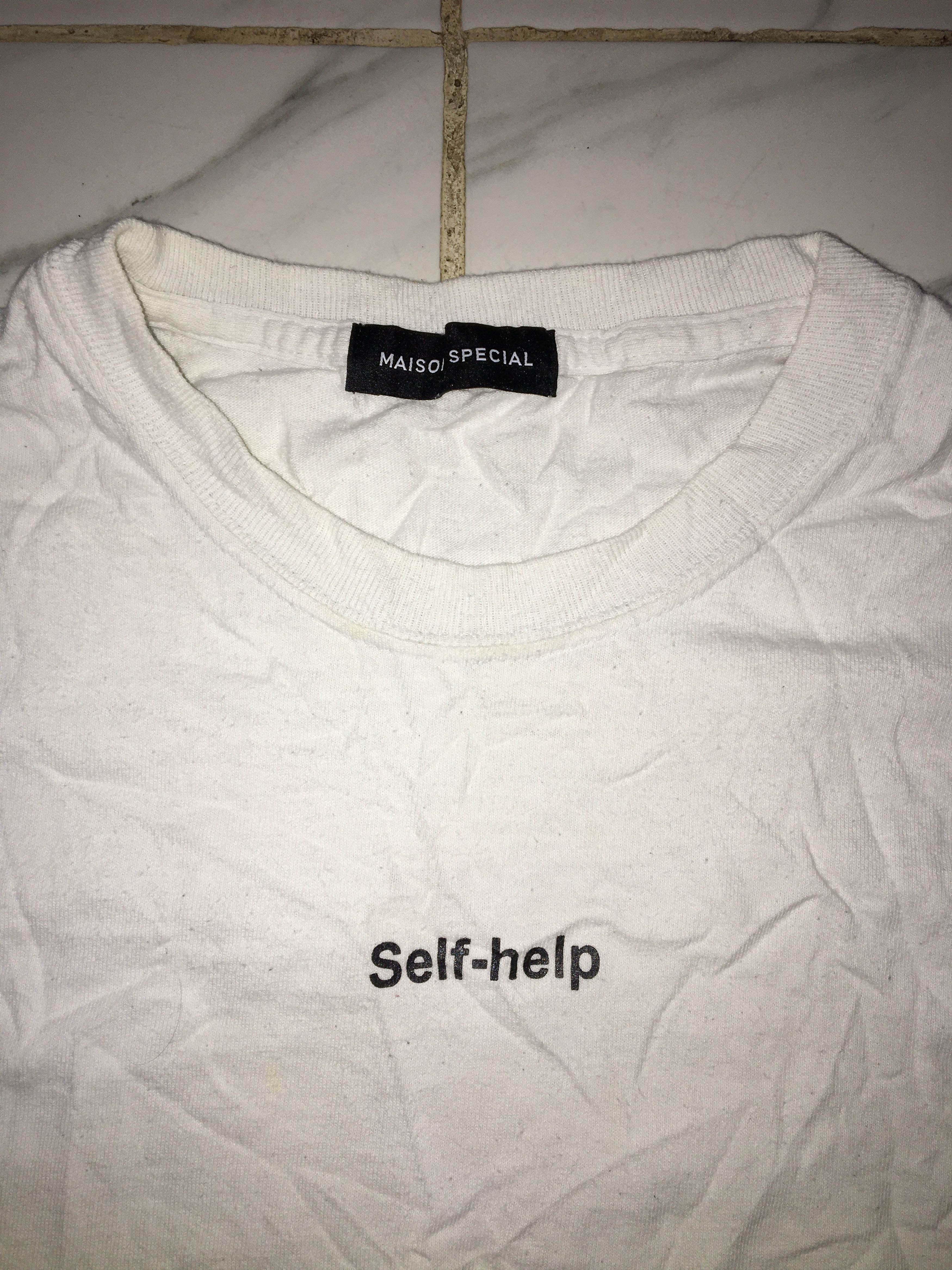 Japanese Brand MAISON SPECIAL SELF-HELP SHIRT Size US M / EU 48-50 / 2 - 6 Thumbnail