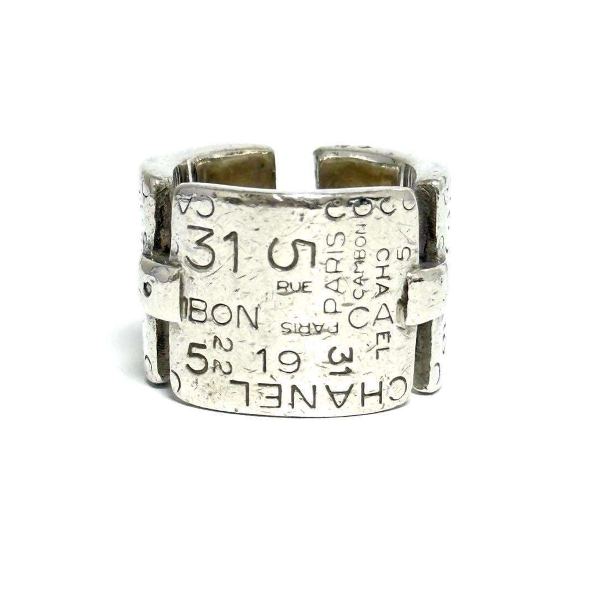 Chanel Chanel Bi-C Line Ring, Vintage, Silver Size ONE SIZE - 1 Thumbnail