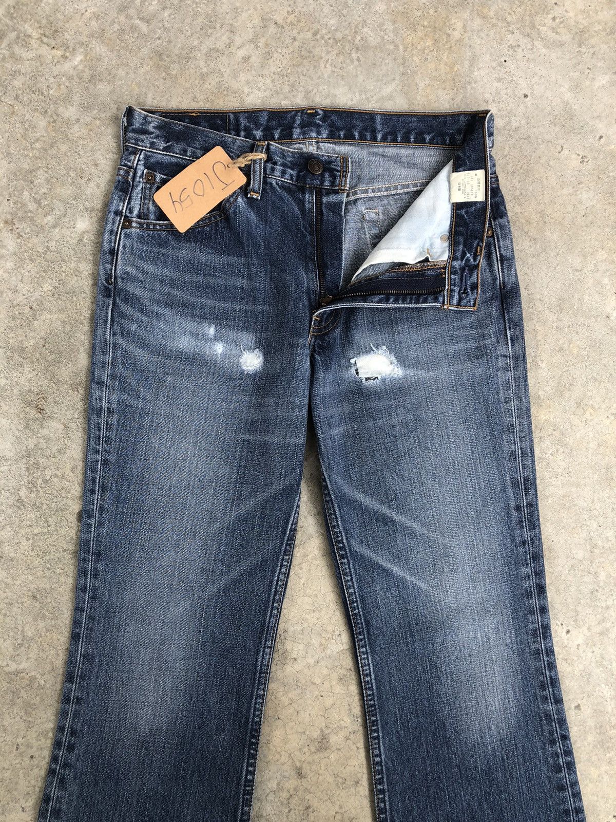 If Six Was Nine Levi’s 517 Flared Jeans Distressed Jeans Size US 30 / EU 46 - 3 Thumbnail
