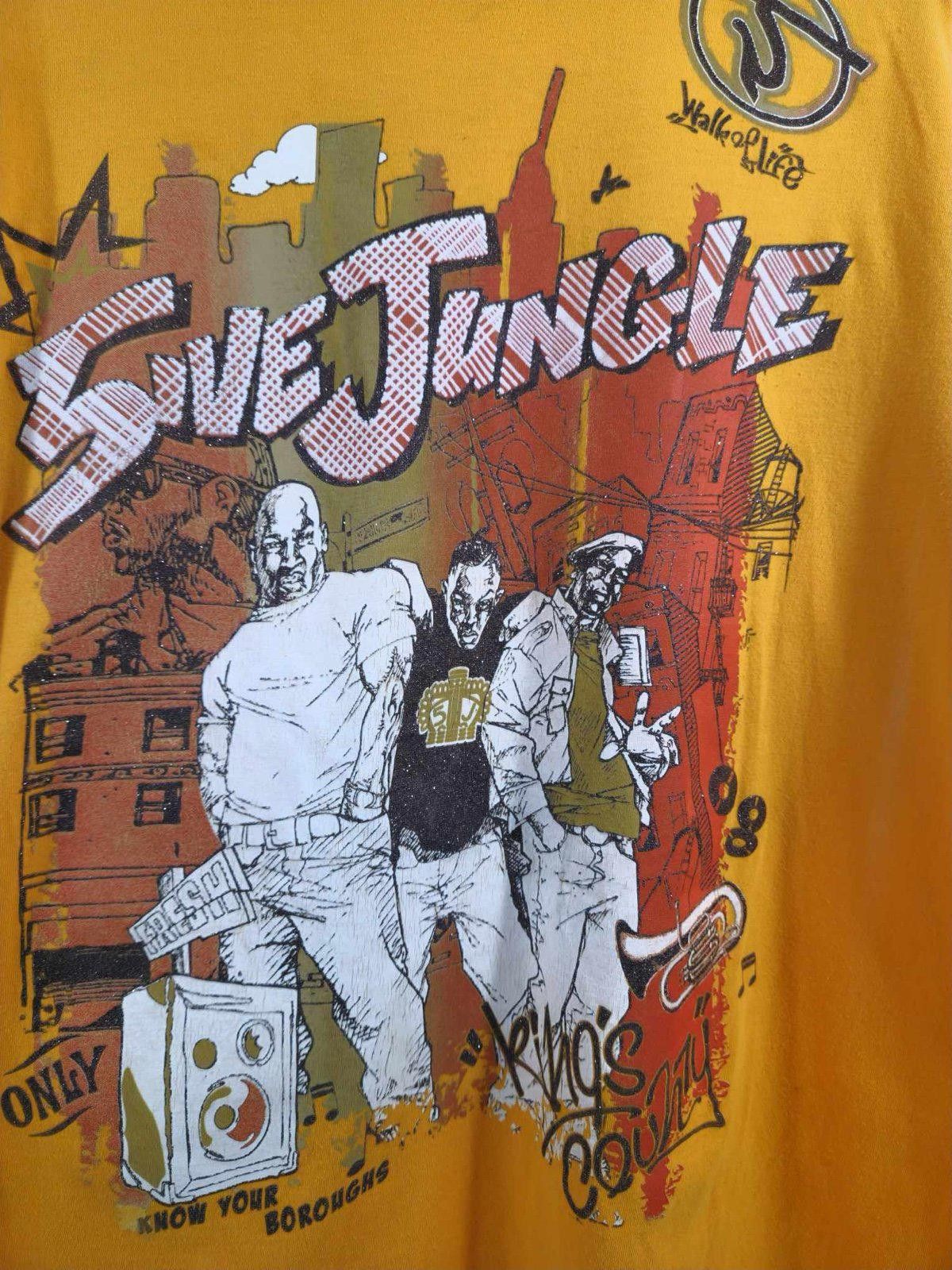 Designer Vintage Y2K 5ive Jungle Walk Of Life Hip Hop Graphic T Shirt Size US XXL / EU 58 / 5 - 2 Thumbnail
