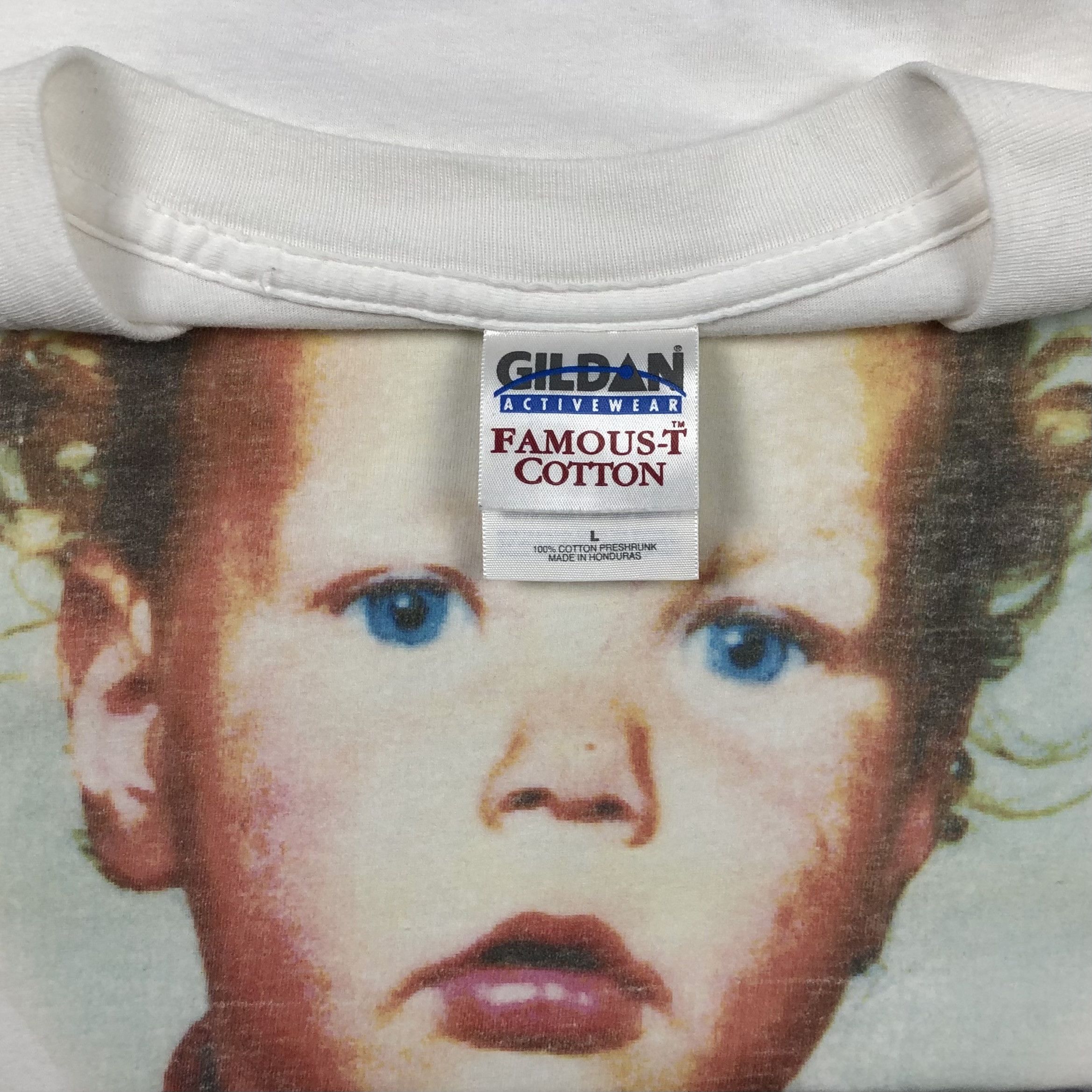 Vintage Vintage Creepy Bizarre Baby Graphic Face Tee Size US L / EU 52-54 / 3 - 2 Thumbnail
