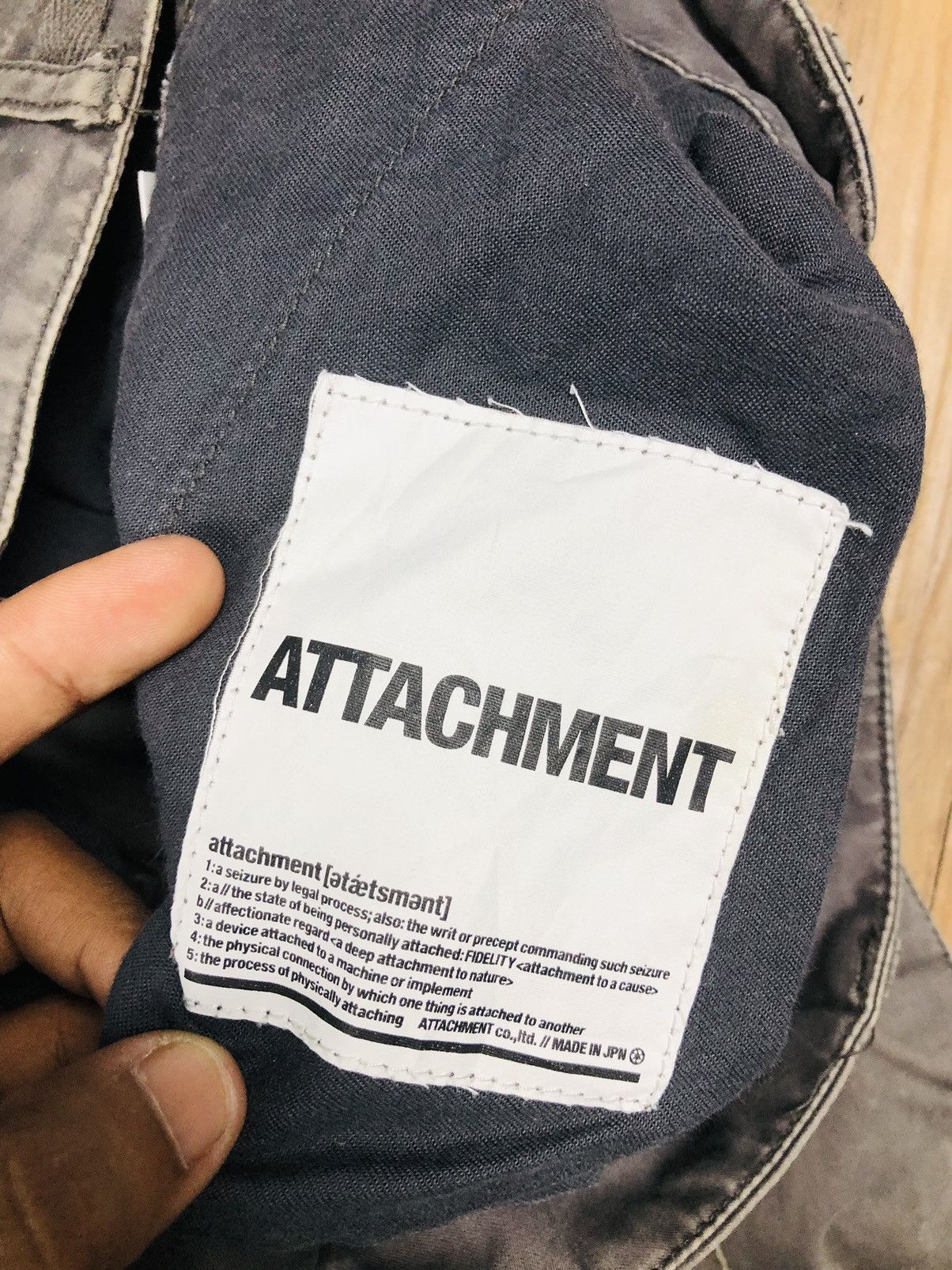 Attachment ATTACHMENT Made in Japan Wide Leg Cargo Pants (40) Size US 31 - 10 Thumbnail